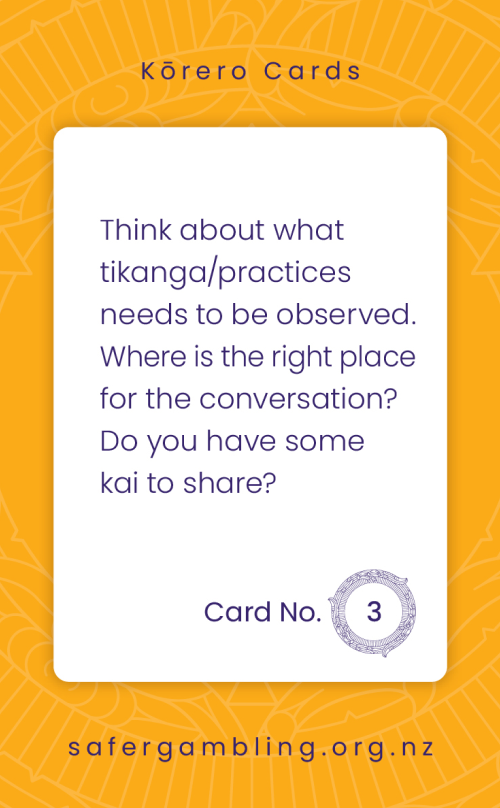 Getting ready to talk, card 4