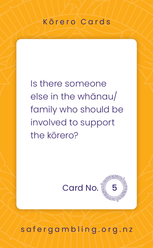 Getting ready to talk, card 6